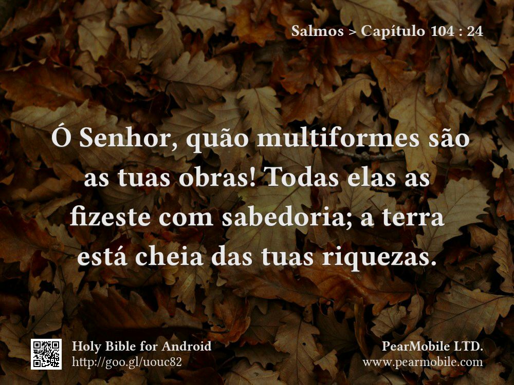 Salmos, Capítulo 104:24